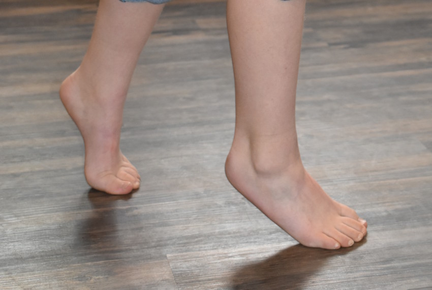 La marche sur la pointe des pieds